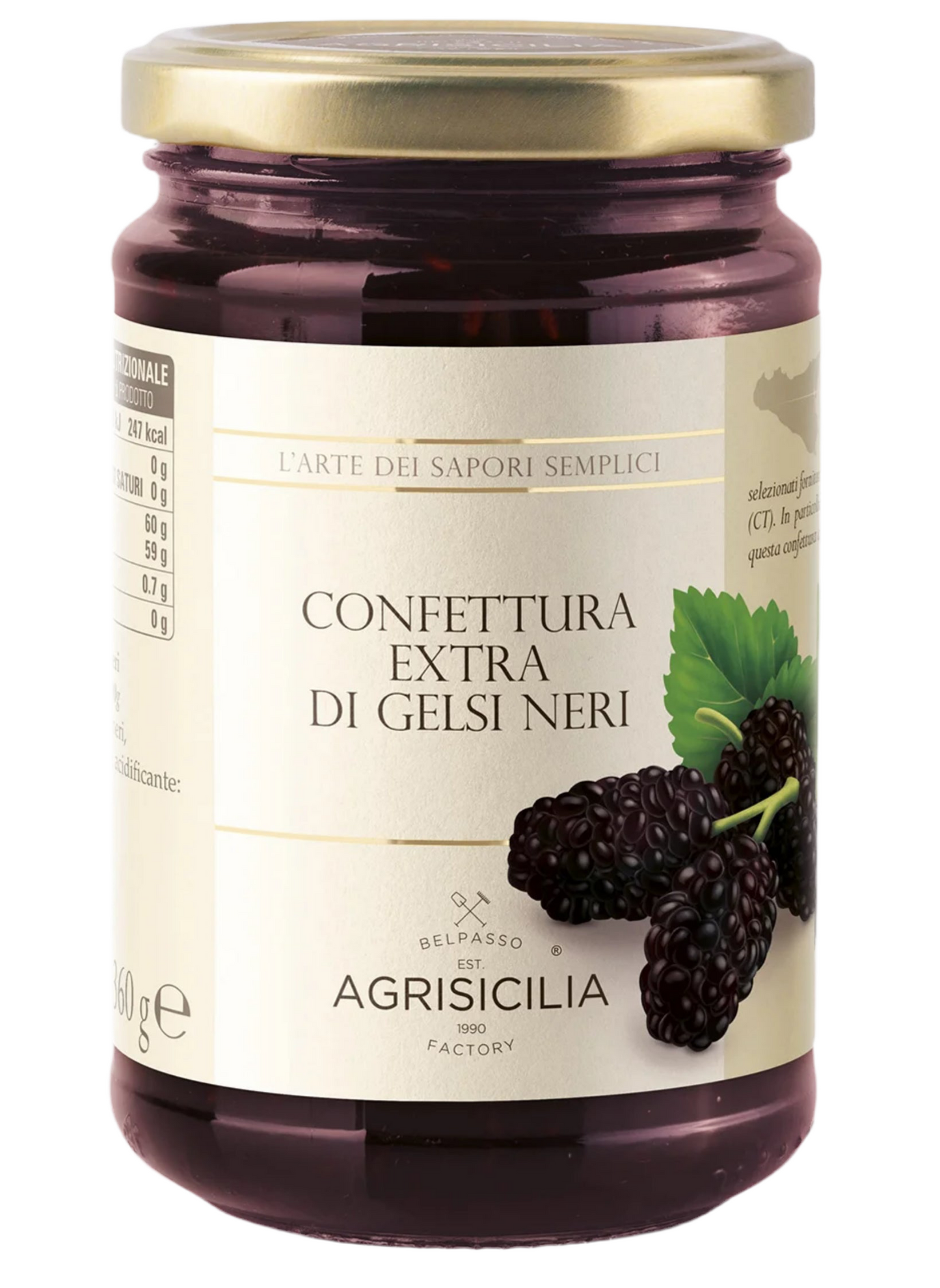Confettura extra di Gelsi Neri 360 g