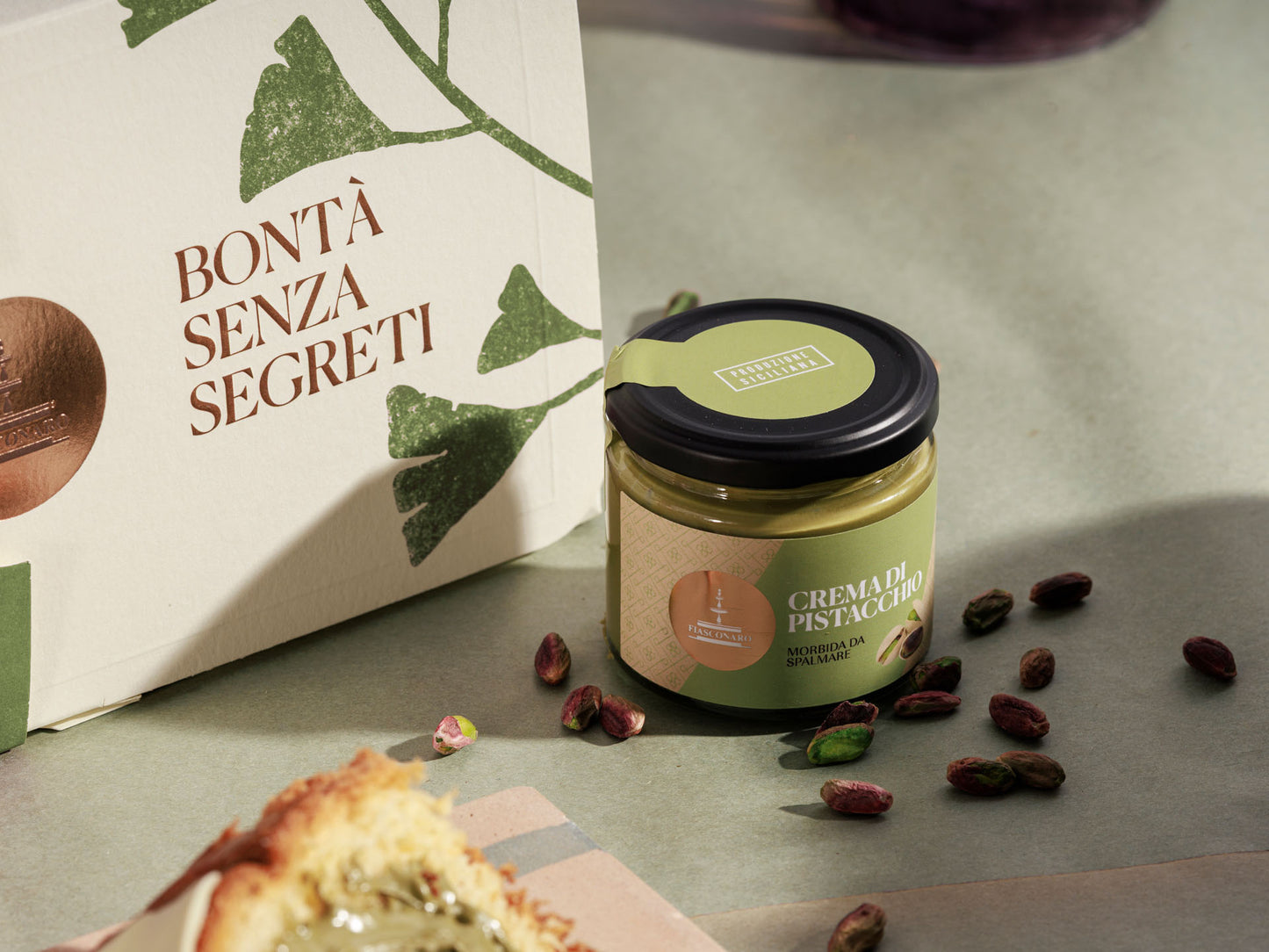 Colomba Artesanal Fiasconaro de PISTACHO ORO VERDE 1 kg