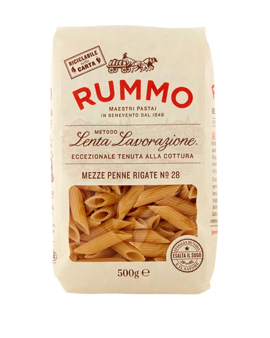 Mezze penne rigate N 28 Rummo 500 gr