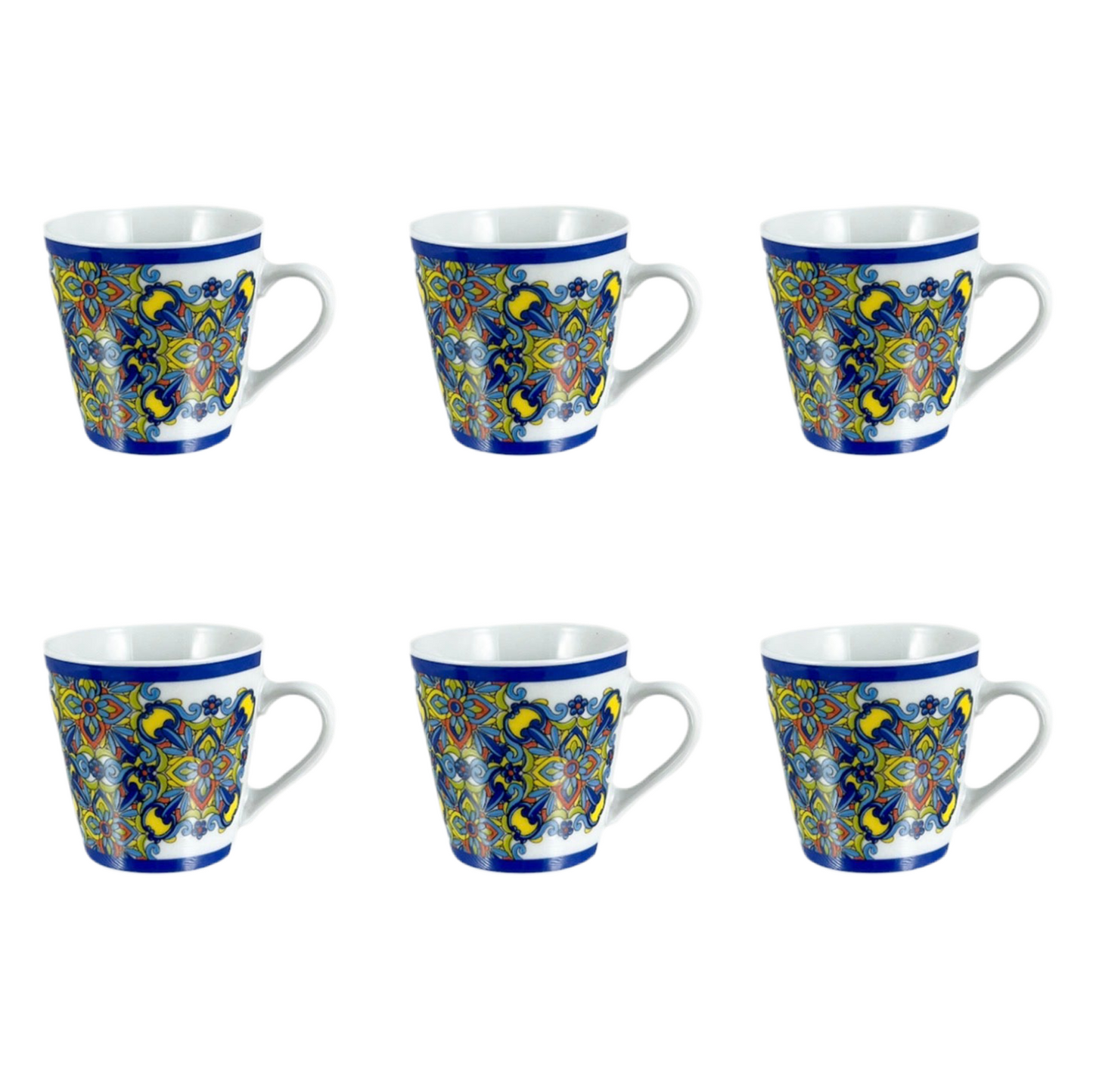 Set 6 Tazas café Lipari