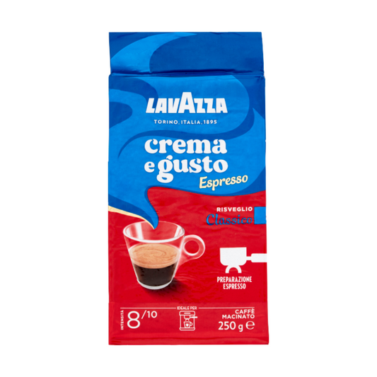 Café Molido Lavazza Crema e Gusto Espresso 250 gr