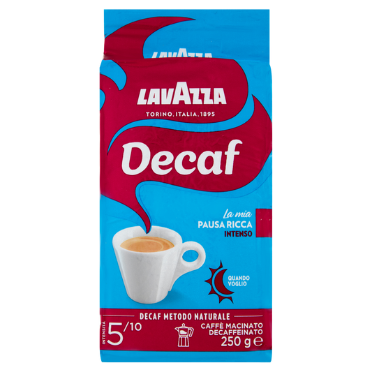 Café molido Lavazza Dek Intenso 250 gr