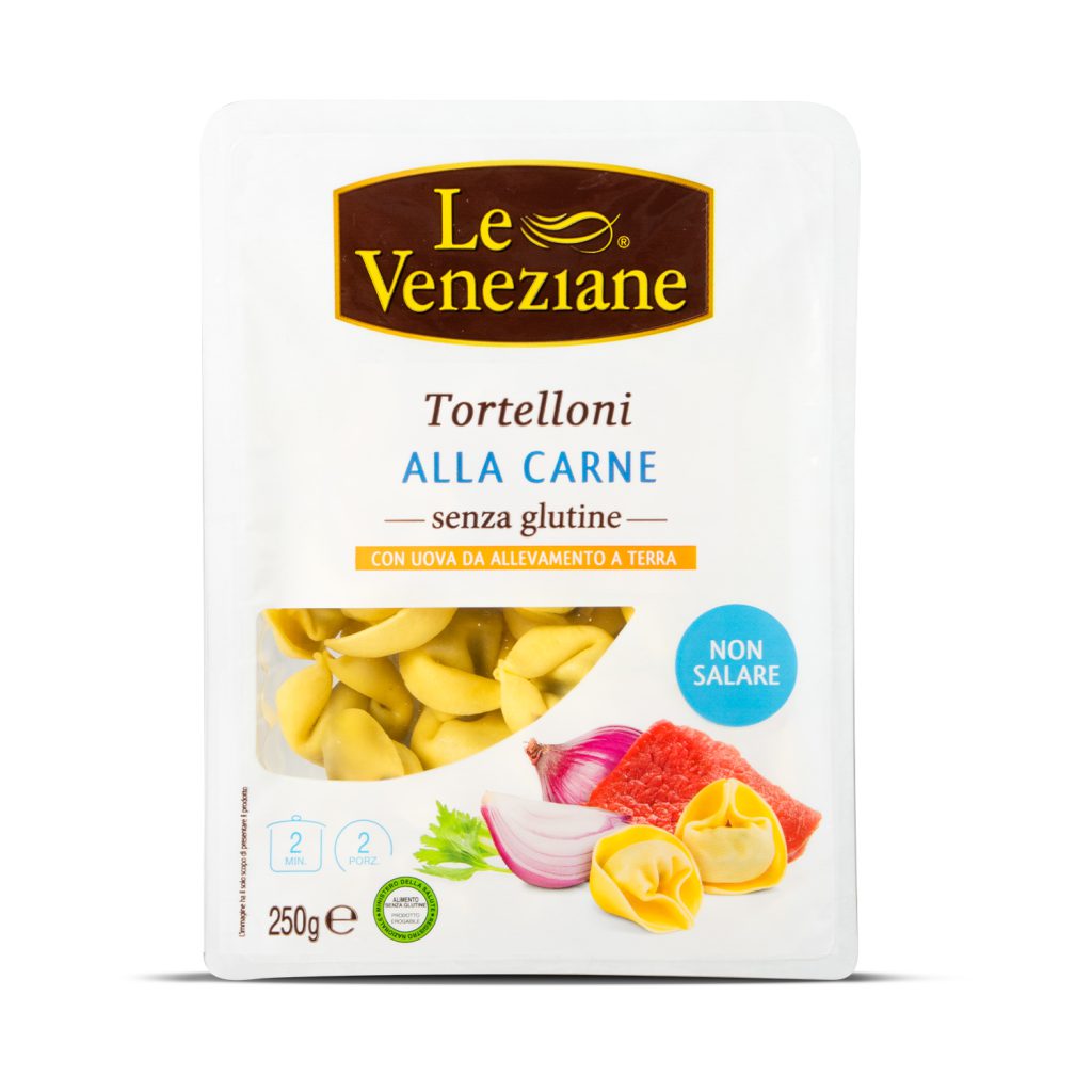Tortelloni con carne 250 g SIN GLUTEN La Veneziana