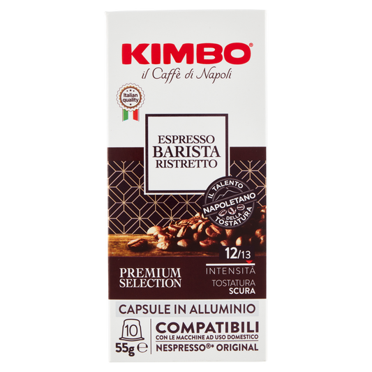 10 cápsulas compatibles *NESPRESSO Espresso Intenso KIMBO