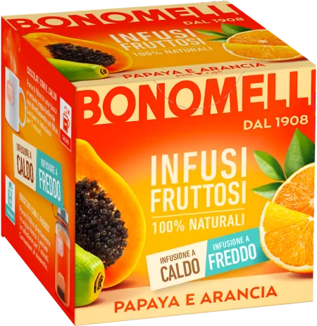 Infusión Papaya y Naranja Bonomelli