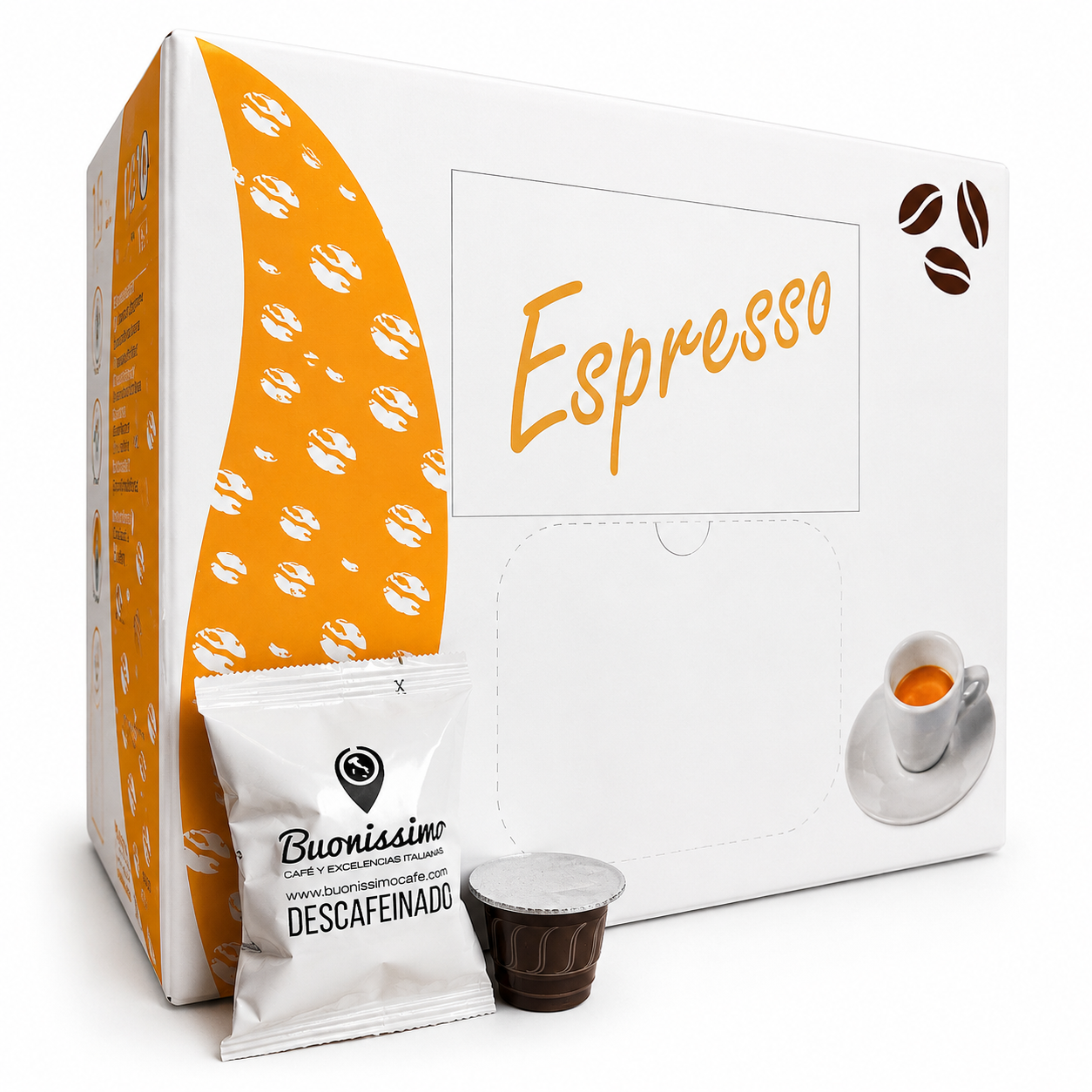 100 cápsulas compatibles NESPRESSO®* Descafeinado