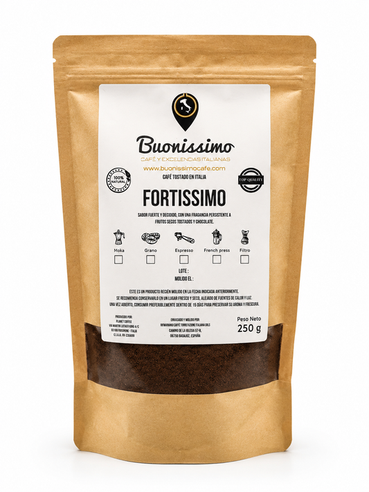 Café molido FORTISSIMO 250 g Buonissimo Café