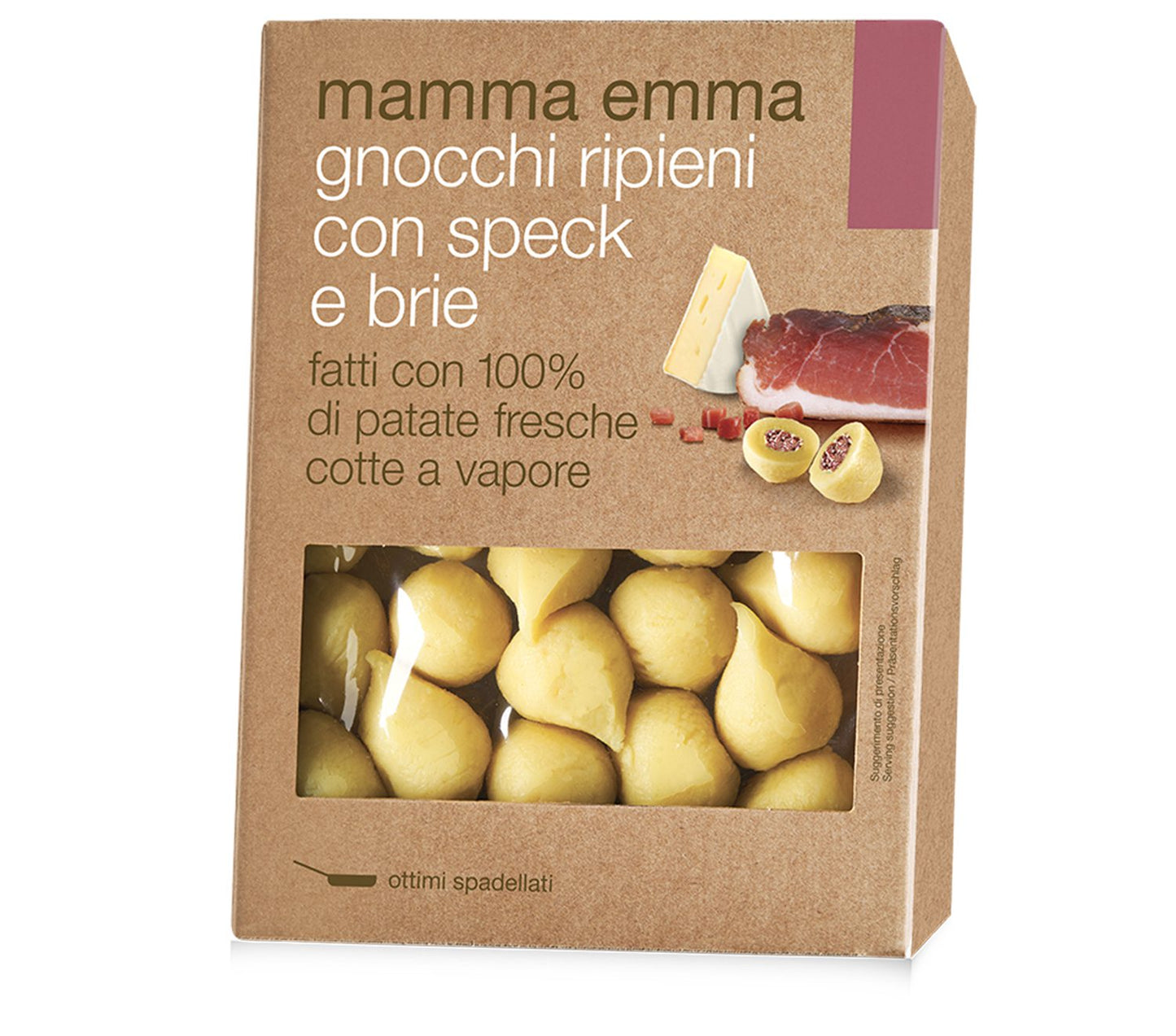 Gnocchi ripieni con speck e brie Mamma Emma 350 g