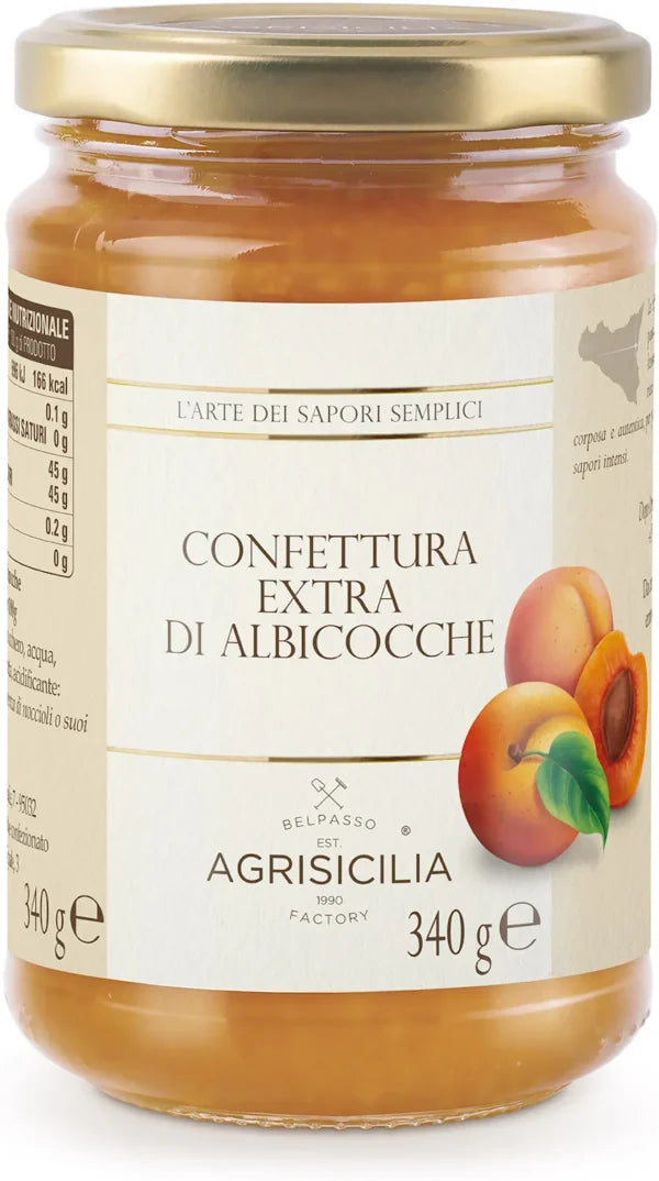 Confettura Extra di Albicocche 340g Agrisicilia