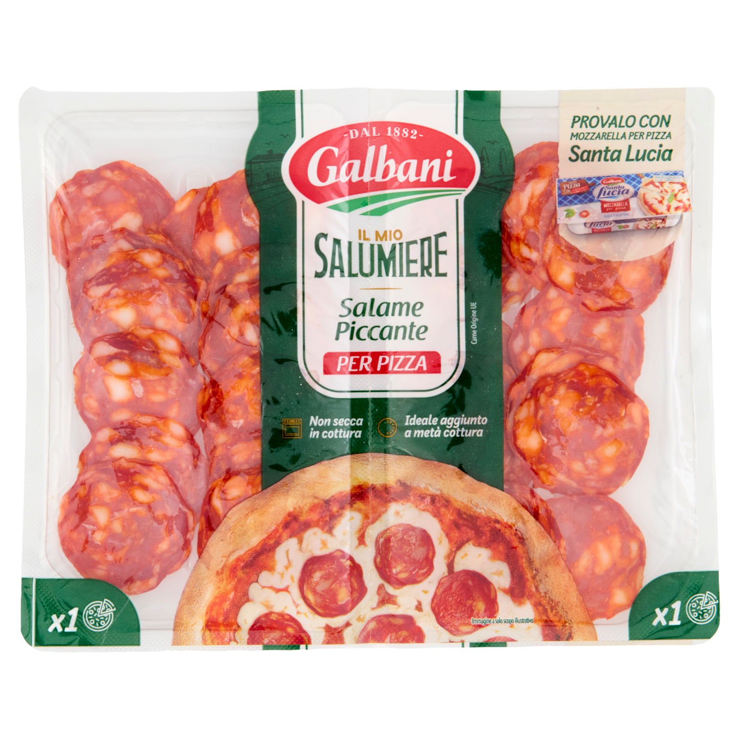 Salame Piccante per Pizza 80g Galbani