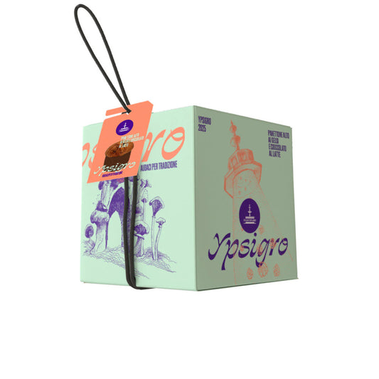 Panettone Artesanal Ypsigro con Moras y chocolate con leche Fiasconaro 750 gr