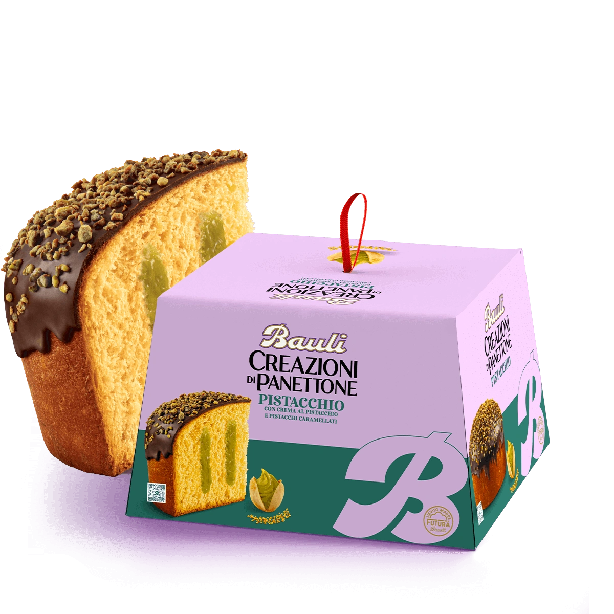 Panettone con Pistacho Bauli 750 g