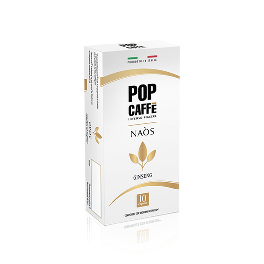 10 cápsulas GINSENG compatibles *NESPRESSO®️ Pop Caffè