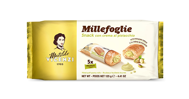 Mini Snack con crema de Pistacho 125 g Matilde Vicenzi