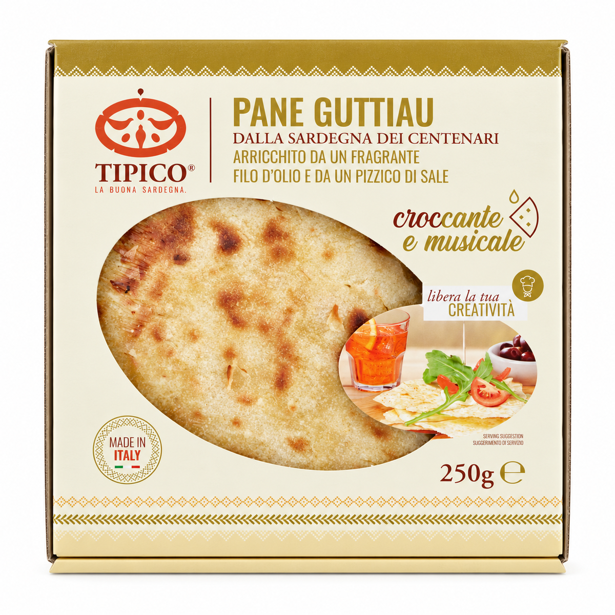 Pane Guttiau 250g Tipico