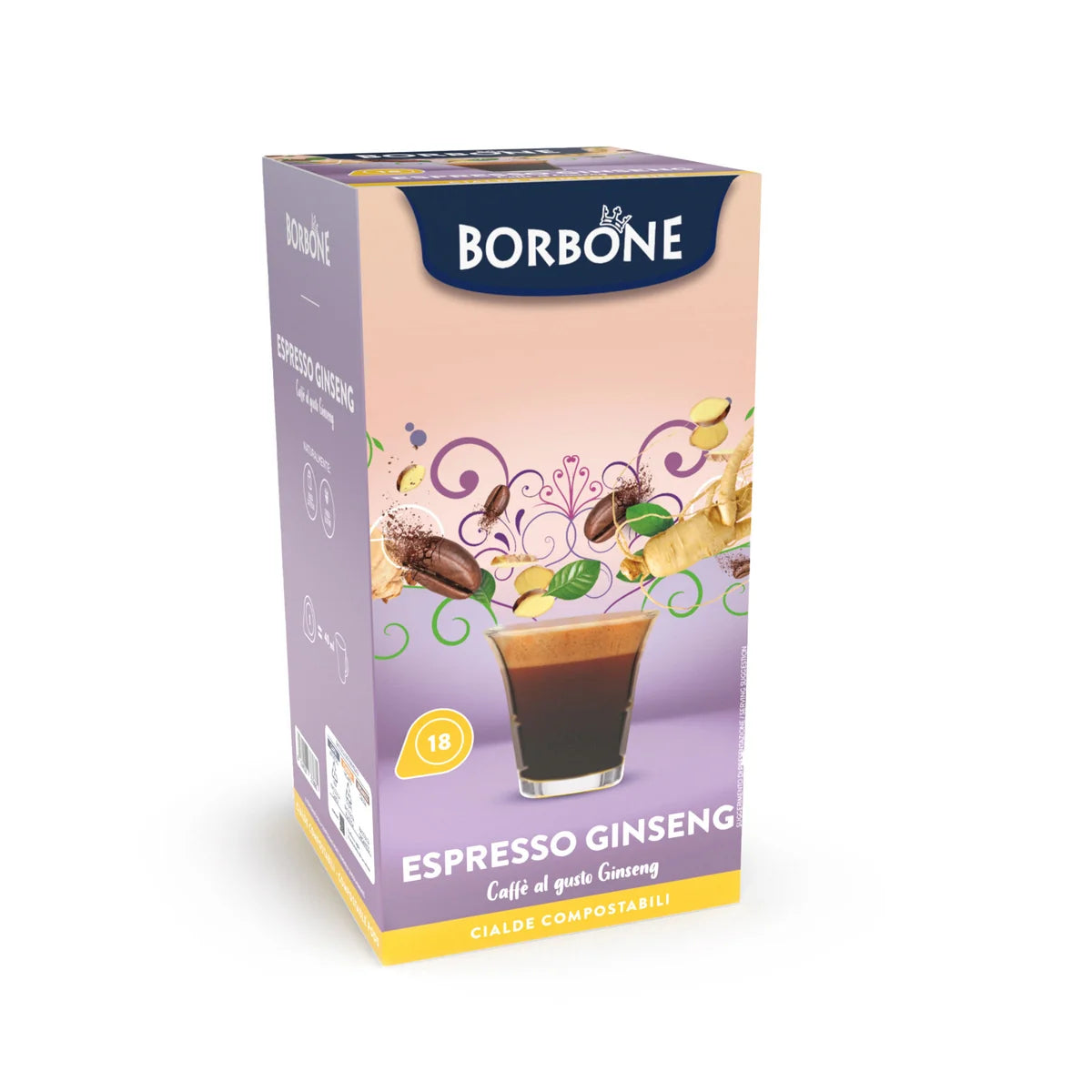 18 Cialde al Ginseng Borbone