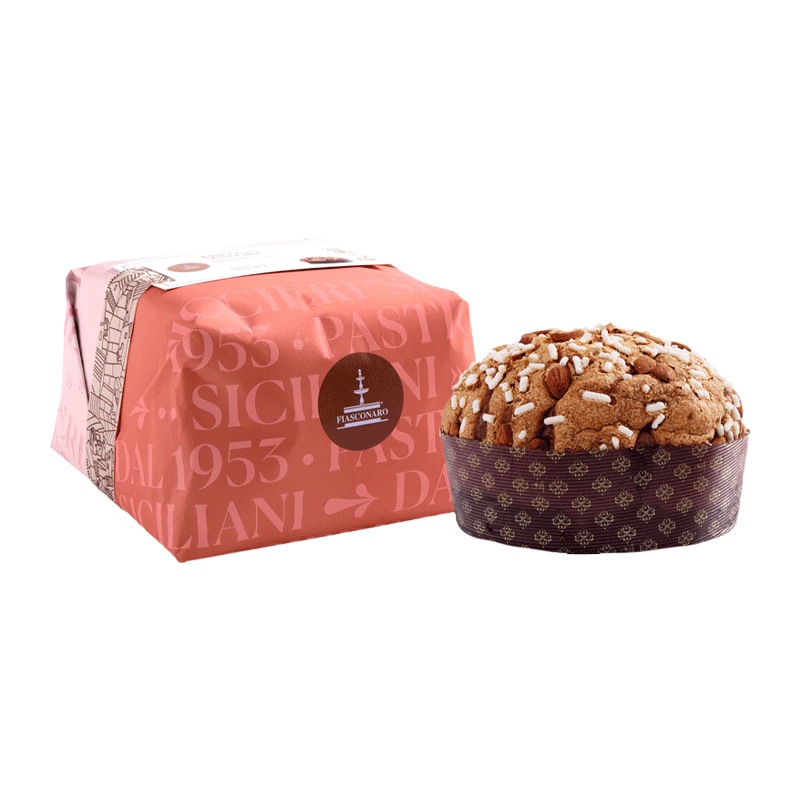 Panettone Artesanal Fiasconaro con ALMENDRAS 750 gr