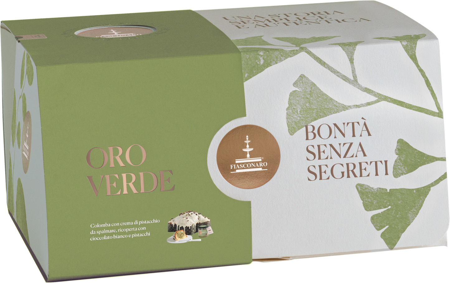 Colomba Artesanal Fiasconaro de PISTACHO ORO VERDE 1 kg