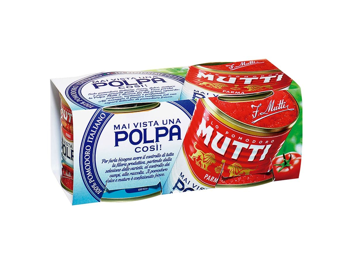 Polpa Mutti 2 x 200 gr